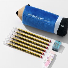 스테들러 필통 필기구 문구 선물세트, 핑크+스테들러 필통 세트, 1개