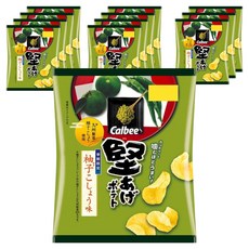 Calbee 卡樂比 香脆炸馬鈴薯柚子胡椒口味, 12個, 60g
