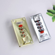 臺灣熱銷 箱包密碼鎖 外調左右密碼對鎖 鋁箱鎖釦 數字密碼鎖, 1個, 28*65