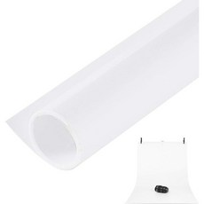 메킹 31x59 인치 80x150cm 초상화 사진 촬영 스튜디오 제품 및 비디오 촬영을 위한 흰색 PVC 매트 배경, White