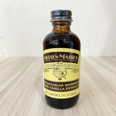 Nielsen-Massey 馬達加斯加波本香草醬，4盎司 (118毫升), 1個, 香草精59ml（2oz）