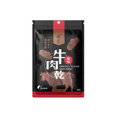 福食 原味牛肉乾 80g, 1個