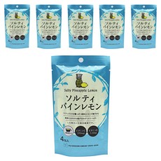 Fuji Foods 鹽味鳳梨檸檬 4入, 6個, 52g