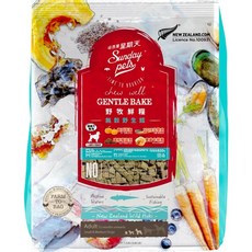 Sunday Pets 星期天 無穀犬糧 1.3Kg 野牧鮮食 狗乾糧, 1個, 成犬野生鱈,超取限重2包(過重運費另計)