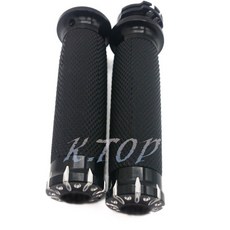 오토바이 1 "25mm 엣지 컷 핸들 바 그립 CNC 조절 가능 브레이크 클러치 레버 할리 스포스터 XL 883 1200