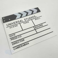 촬영 슬레이트 화이트 슬레이트판