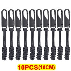 20PCS 휴대용 지퍼 다채로운 분리형 슬라이더 코드 여행 가방 배낭 풀러 야외, Style A 10PCS
