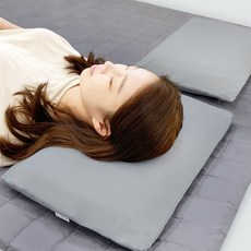 스르륵 베개 숙면 통째로 빨아쓰는 낮은 깨끗한 베개, 크림화이트, 1개