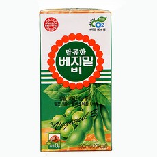 베지밀 달콤한 비 두유, 190ml, 24개