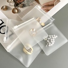 EVA 악세서리 반투명 지퍼백 주얼리보관백 9x9