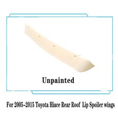 하이 리어 루프 립 스포일러 테일 윙 소재 자동차 부품 장식 스타일링 튜닝 바디 키트, 1. Unpainted, 기본