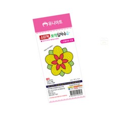 DIY) 1500 스티커 보석 십자수 (no.3 전통문양 연꽃), 1