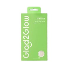 Glad2Glow 積雪草水楊酸夜用痘痘貼，舒緩鎮靜，減少痘痘紅腫，12貼入, 1個, 1個裝
