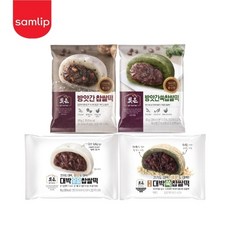 삼립 빚은 개별포장 대박 방앗간 찹쌀떡 4종 5+5입, 방앗간쑥찹떡 10입, 95g