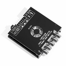 ZK-HT21 블루투스 앰프 보드 2.1 채널 서브 우퍼 160W+160W+220W 5.0 앰프 DIY 스피커용 트레블 및 베이스 컨트롤 포함 156779, ZK-HT21 블루투스 앰프 보드 2.1 채널 서브 우