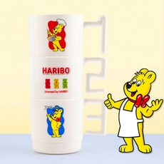 하리보 123 컵 3P세트 손잡이 유아 어린이 컵, 200ml, 1개, 01_하리보 일이삼 컵