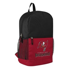 FOCO NFL 공식 라이선스 풋볼 팀 컬러 프라이머리 로고 투톤 빅 로고 컬러 블록 학교 가방 여행용 백팩 필라델피아 이글스. 원사이즈 데이팩 백팩, 탬파 베이 버케이니어