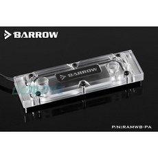 小白的生活工場*Barrow 記憶體水冷頭 4組盔甲 RAMWBT-PA3 F (ARGB版)支援4條記憶體, 1個