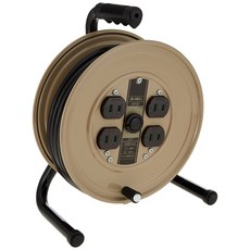 HATAYA 延長線捲線器 10米/15米, 1個, 10米 棕色, 棕色, 10m