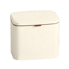 리치밤 고급 주방 쓰레기통 4L, 베이지