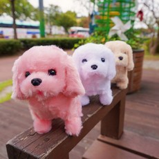 움직이는 강아지 고양이 인형 리트리버 야옹이, 05_화이트 고양이