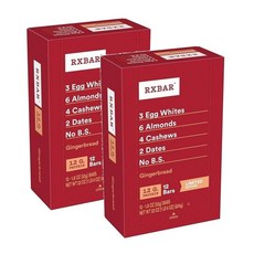 RXBAR 알엑스바 프로틴바 진저브레드 12p 624g, 2개