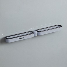 ASCOR 浴室拖鞋架 牆壁掛式, 淺灰, 1個裝