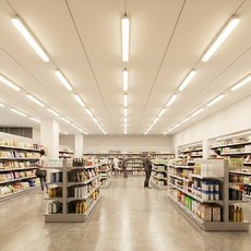 비츠온 LED 일자등기구 30W, 1개, 전구색