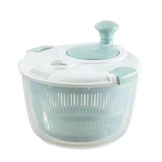 Yoiub 야채 탈수기 5L 대용량 야채건조기 주방세제 물바구니, 푸른 색 (두꺼운 스타일)