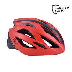 세이프티랩 XENO 제노 자전거 라이딩 다용도 헬멧 / 21개의 에어밴트, 레드(무광), 1개
