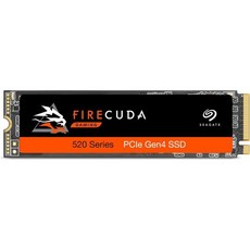 시게이트 파이어쿠다 520 500GB 성능 내장 솔리드 스테이트 드라이브 SSD PCIe Gen4 X4 NVMe 1.3 게임용 PC 게이밍 노트북 데스크탑(ZP500GM3A00, Gen4 - 5000MB/s