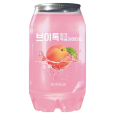 브이톡 핑크복숭아에이드 350ml 24페트, 48개