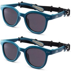 EYEBUDDY 아동용 유아 선글라스 만 3~8세 편광 자외선 차단 남아 및 여아용 야외 활동을 위한 세련된 선글라스 A03-아동용 선글라스-블랙, S8444/연령 2-8/2팩, A07-아동용 선글라스-그린 & 그린
