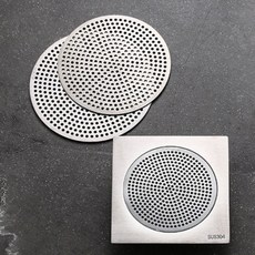 스텐 사각 배수구덮개 화장실 촘촘한 물빠짐 거름망 머리카락방지, 상세페이지 참조