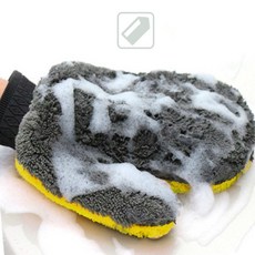 분필스 워시용미트 양면세차장갑