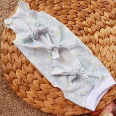 DFMEI 寵物衣服貓衣服透氣貓咪綁帶絕育服寵物斷奶術後服, 1個, 藍色梅花