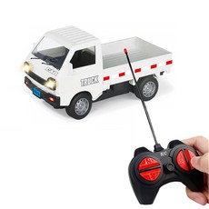 펀랜드 무선조종 충전배터리 RC 미니트럭, 1개, 화이트