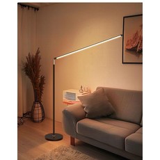 스탠드 조명 피아노 전용 360도 led 초대형 거실 수직형, 스몰블랙 9w 화이트라이트