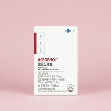 오레진 에이스 제놀 항산화 그린 프로폴리스 활성산소제거 영양제, 1박스, 60정