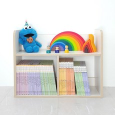비노즈 유아 전면 아기 키즈 멀티 책장 2단 800 DIY, 멀티책장 2단 800
