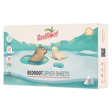 RedRoot 烘衣機用衣物柔軟香氛紙 香草棉花香 正裝, 1個, 50張