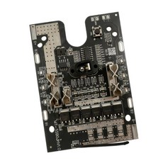 DAMMAIDDAO 21V 배터리 충전 보호 회로 기판 실용적인 관리 모듈 (18650 배터리 수리 부품 예비 부품 교체용), 7.3x5.1x1cm, 노란색, 설명한 대로