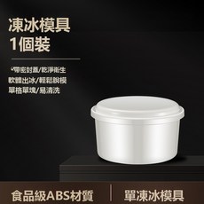 GUEFOON 家用便攜刨冰碎冰機 日常實用, 1個, 標準尺寸1988, 冰凍盒