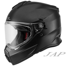 SOL SS-2P 素色 消光黑 越野帽 全罩式安全帽 雙D扣《遠古騎士》, 1個, XL