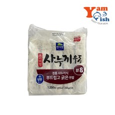 면사랑 프리미엄 사누끼우동 8번면 1.25kg (250g), 2개
