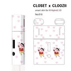 릴 하이브리드3.0 lil Hybrid 호환 궐련형 스킨 스티커 케이스, 1개, 하트구(018)