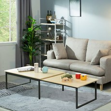 에보니아 익스텐션 철재 티테이블, 블랙