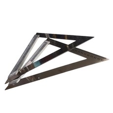 목공 쇠자 철자 목공용 삼각자 L자 직각 직 제도 작업, 1개, B1 삼각자(200mm)