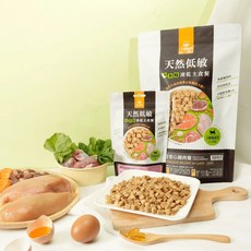 3貓2館 汪喵星球 貓咪凍乾主食餐 (小方粒型) 500g 大包裝 貓凍乾 生食餐, 安心雞500g, 1個