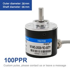 광전 증분 회전 인코더 DC8 24V NPN 광학 38S6G5 B G24N 50 100 200 360 400 500 600PPR AB, AB 2 Phase PNP